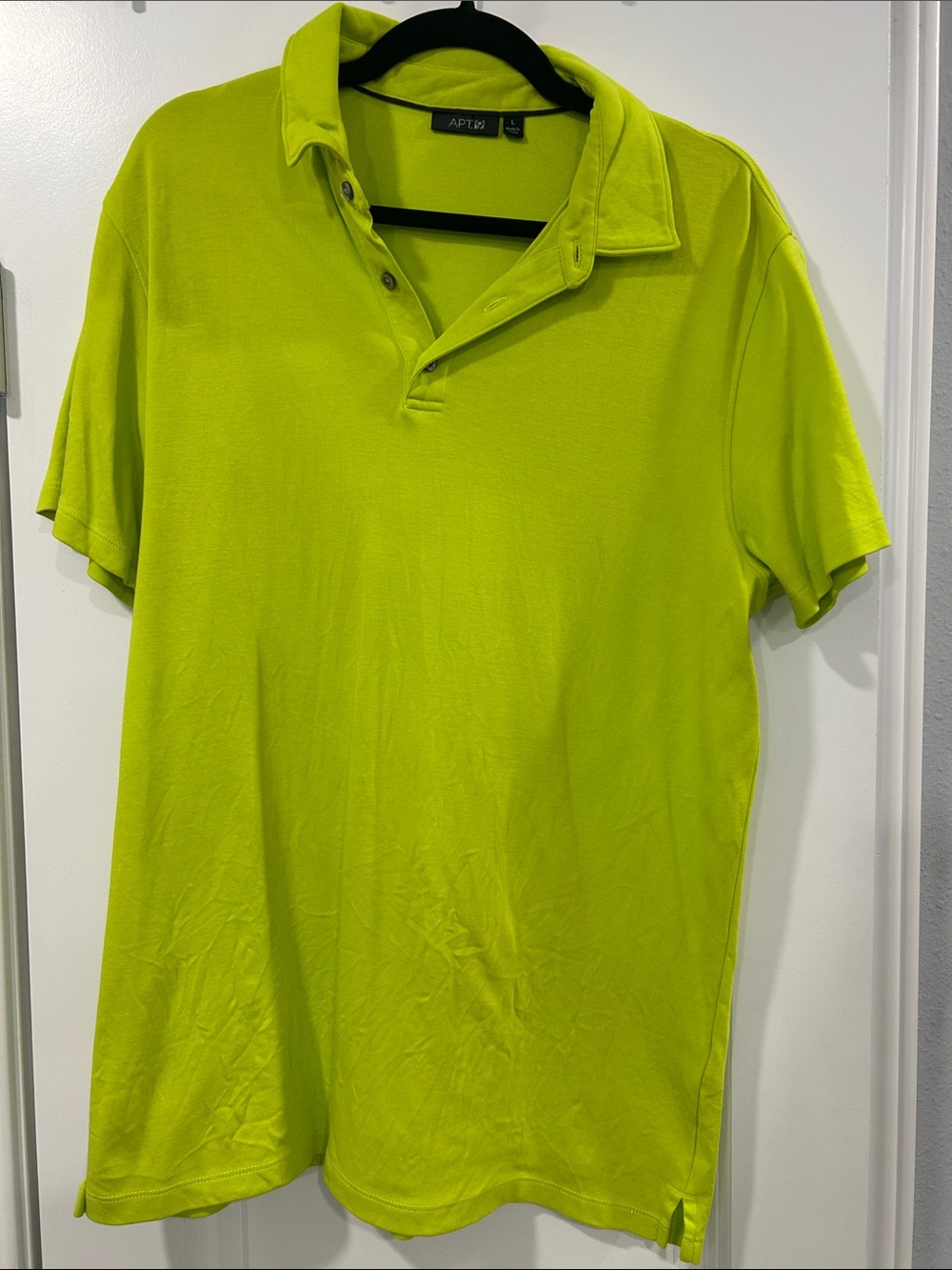 Apt. 9 Men's Lime Green Polo Shirt